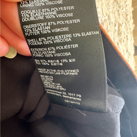 Striped Black and Brown Button-Up Skirt - Picture 7 of 8